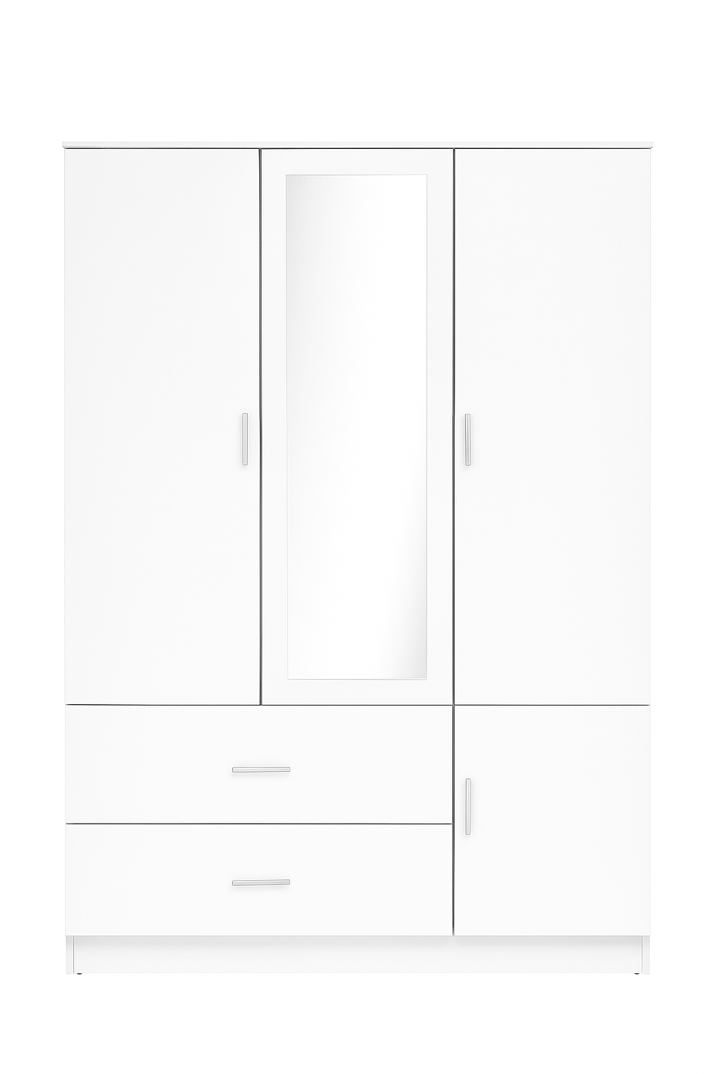 Armario 3 Puertas, Baldas y Cajones