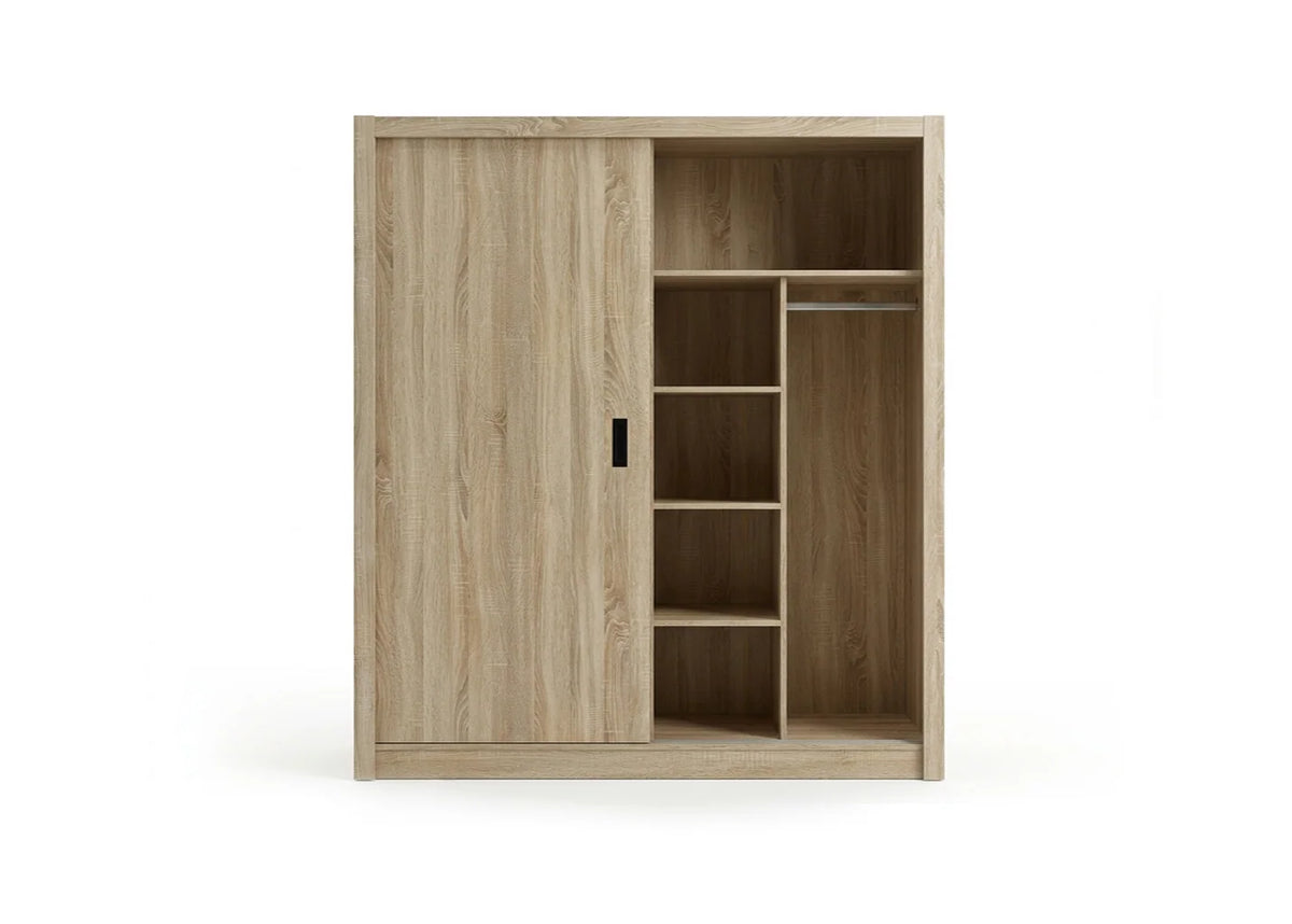 Armario de Dormitorio 2 Puertas Correderas 120cm