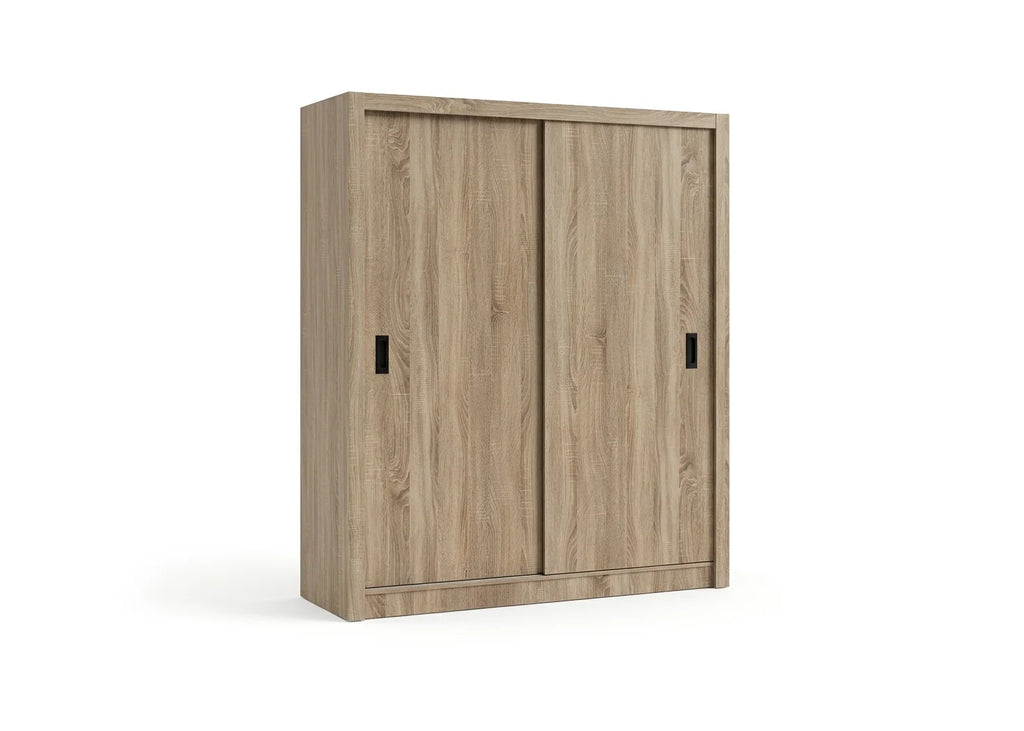 Armario de Dormitorio 2 Puertas Correderas Sonoma 160cm