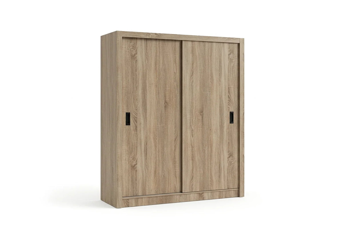 Armario de Dormitorio 2 Puertas Correderas Sonoma 160cm