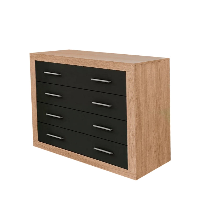 Cómoda moderna 4 cajones dormitorio 98x81,5x39,6 cm Kiara