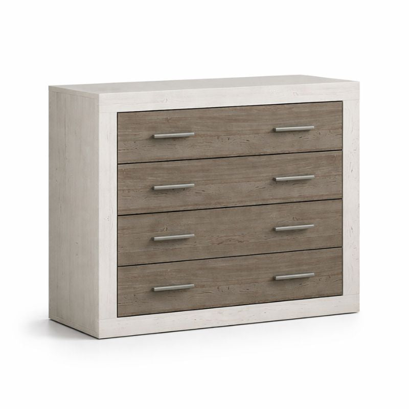 Cómoda moderna 4 cajones dormitorio 98x81,5x39,6 cm Kiara