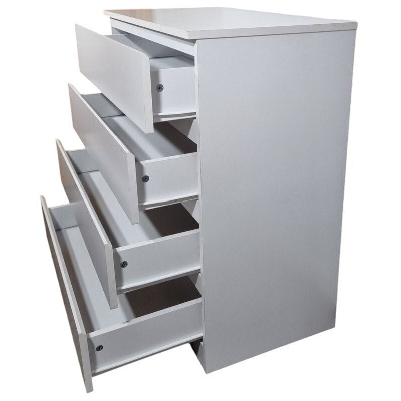 Cómoda 4 cajones blanca