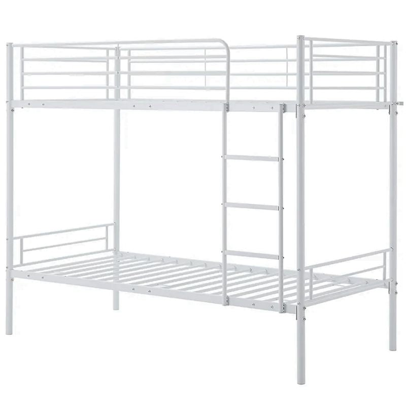 Litera metálica 90x190 resistente con escalera y barandilla