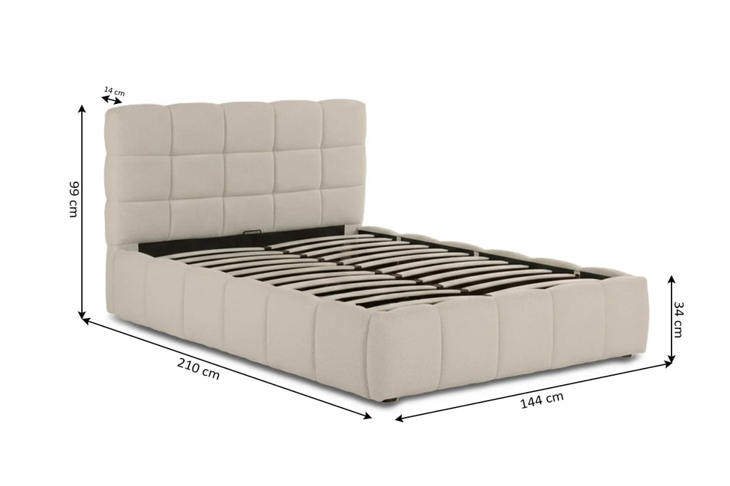 Cama Canape Abatible con Cabecero 4770 Teddy 150x190cm y 135x190cm