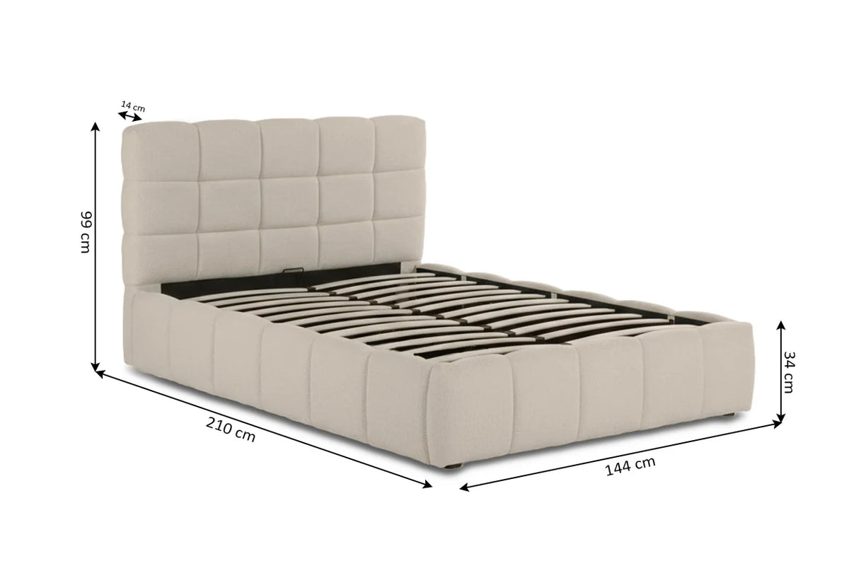 Cama Canape Abatible con Cabecero 4770 Teddy 150x190cm y 135x190cm