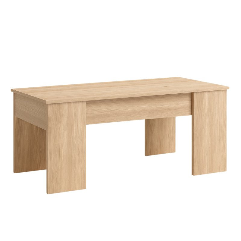 Mesa de Centro Elevable Moderna en Melamina