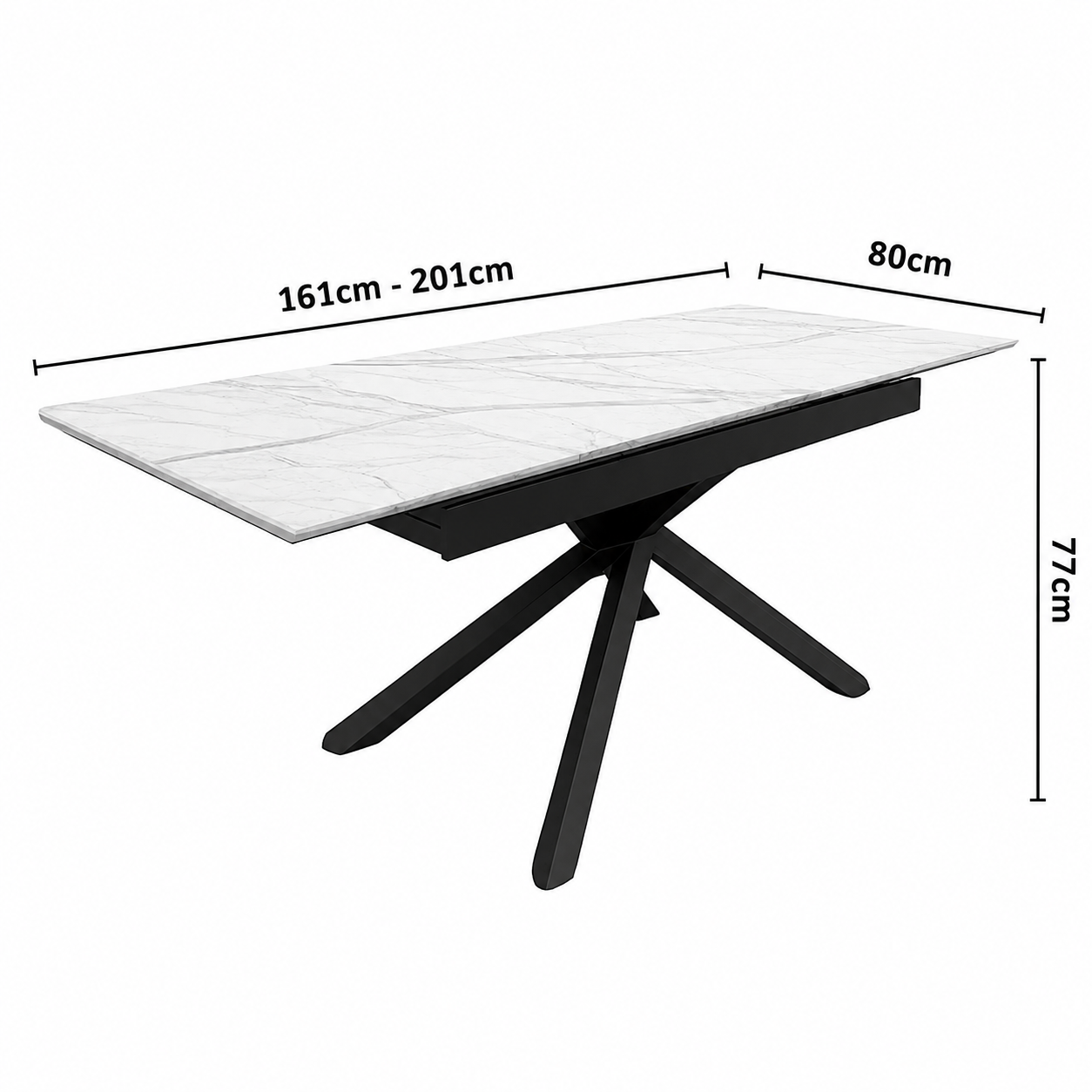 Mesa de Comedor Extensible Moderna
