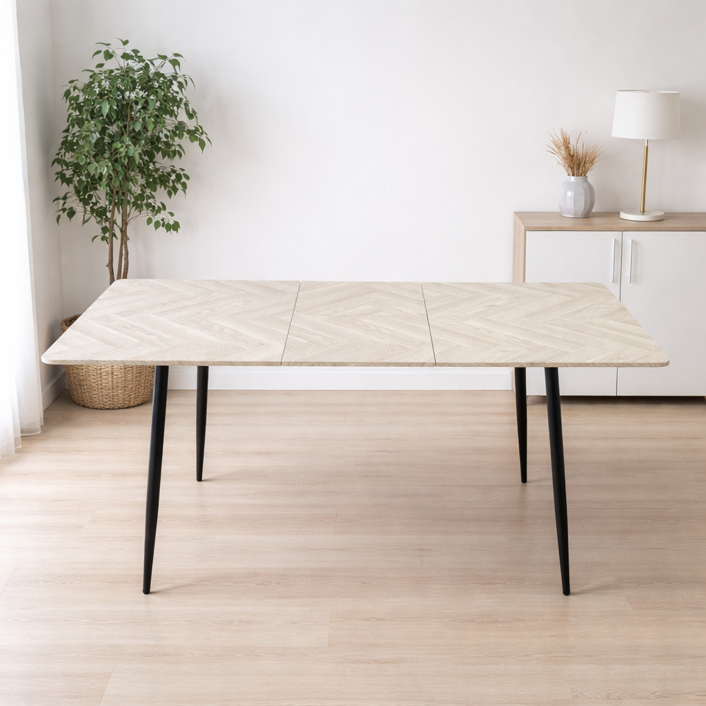 Mesa extensible moderna de comedor