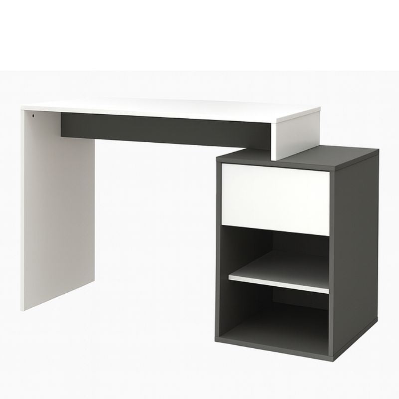 Mesa Escritorio Compacta con Cajones y Baldas
