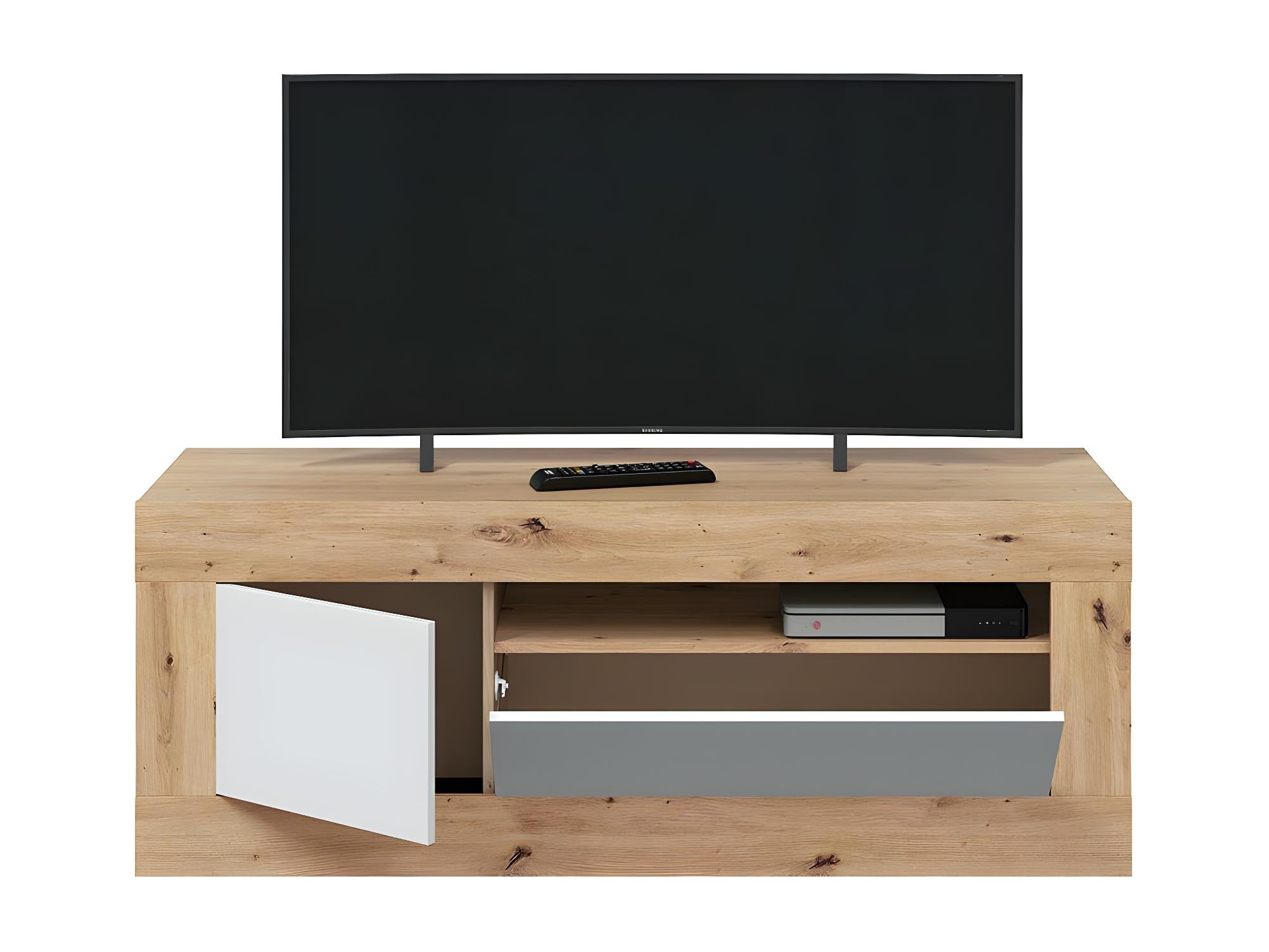 Mueble TV moderno 2 puertas 139x42x53
