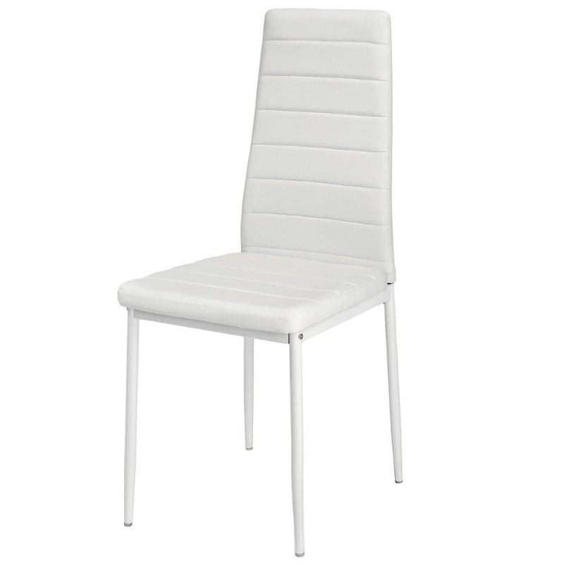 Conjunto 6 Sillas Acolchadas de Comedor Polipiel