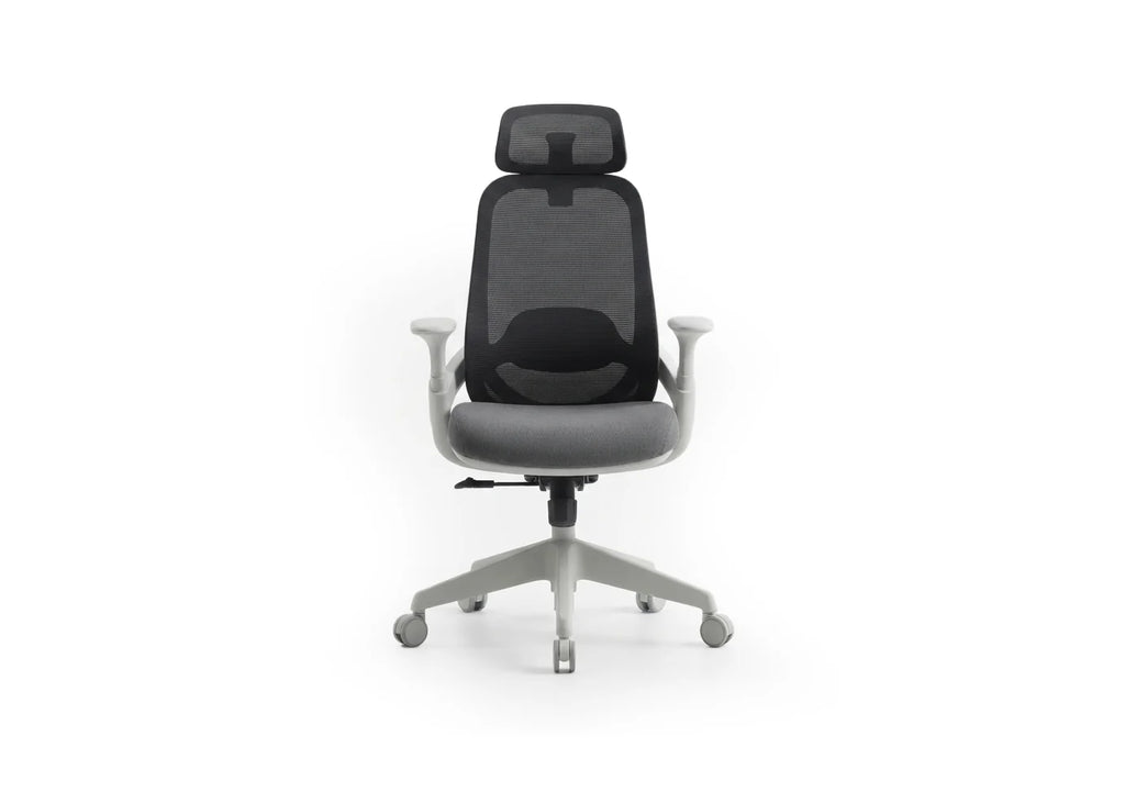 Silla de Oficina Ergonomica con Reposacabezas Kate. Regulable en altura