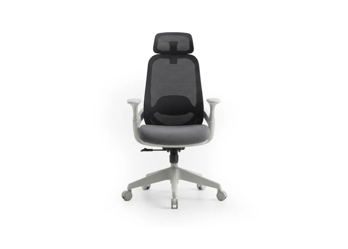 Silla de Oficina Ergonomica con Reposacabezas Kate. Regulable en altura