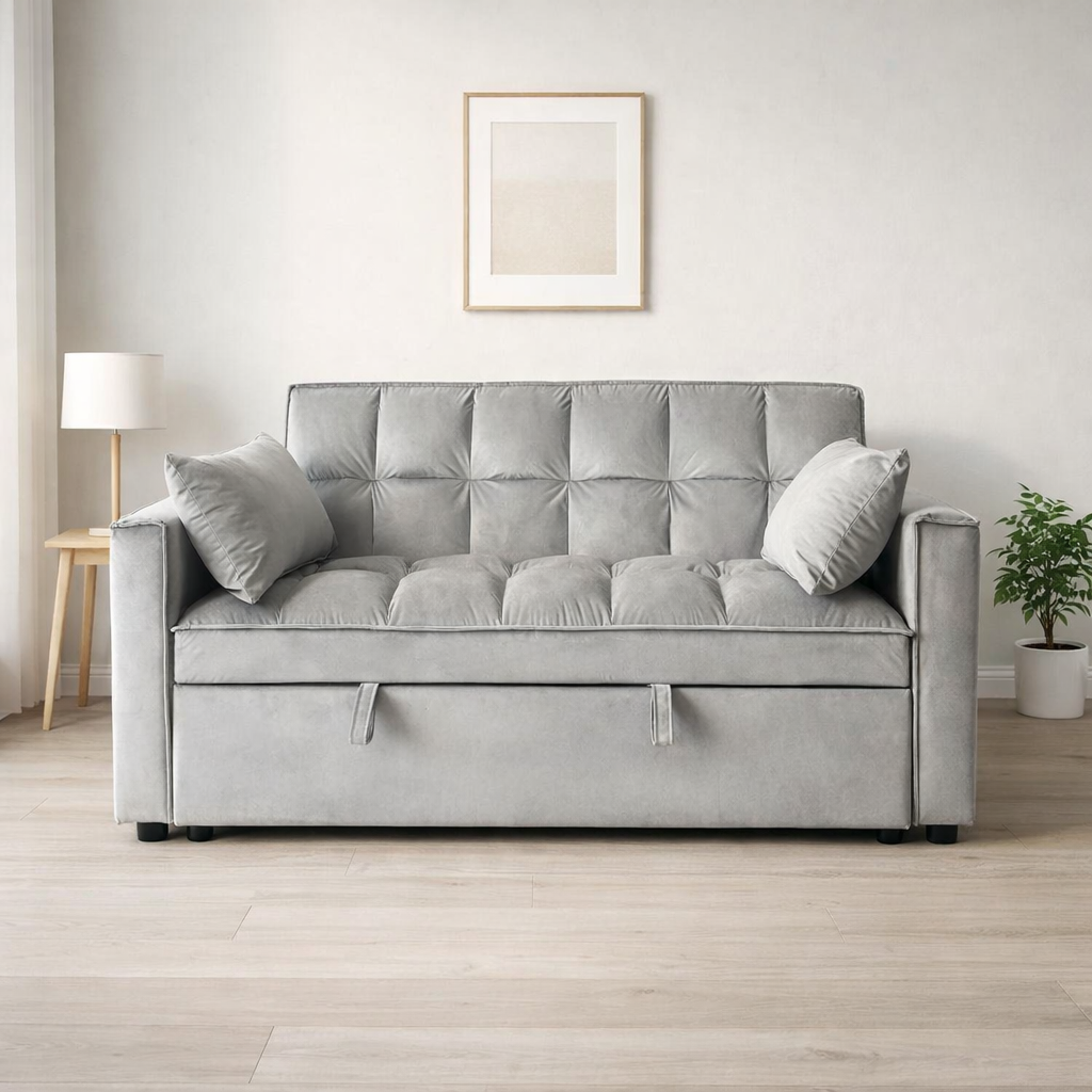 Sofá Cama 2 Plazas Clic Clac Acolchado