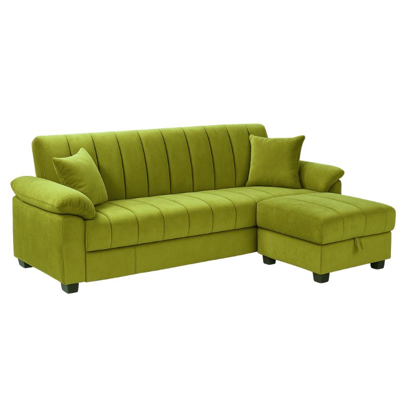 Sofá Cama con Arcón Clic Clac 210 cm + Puff