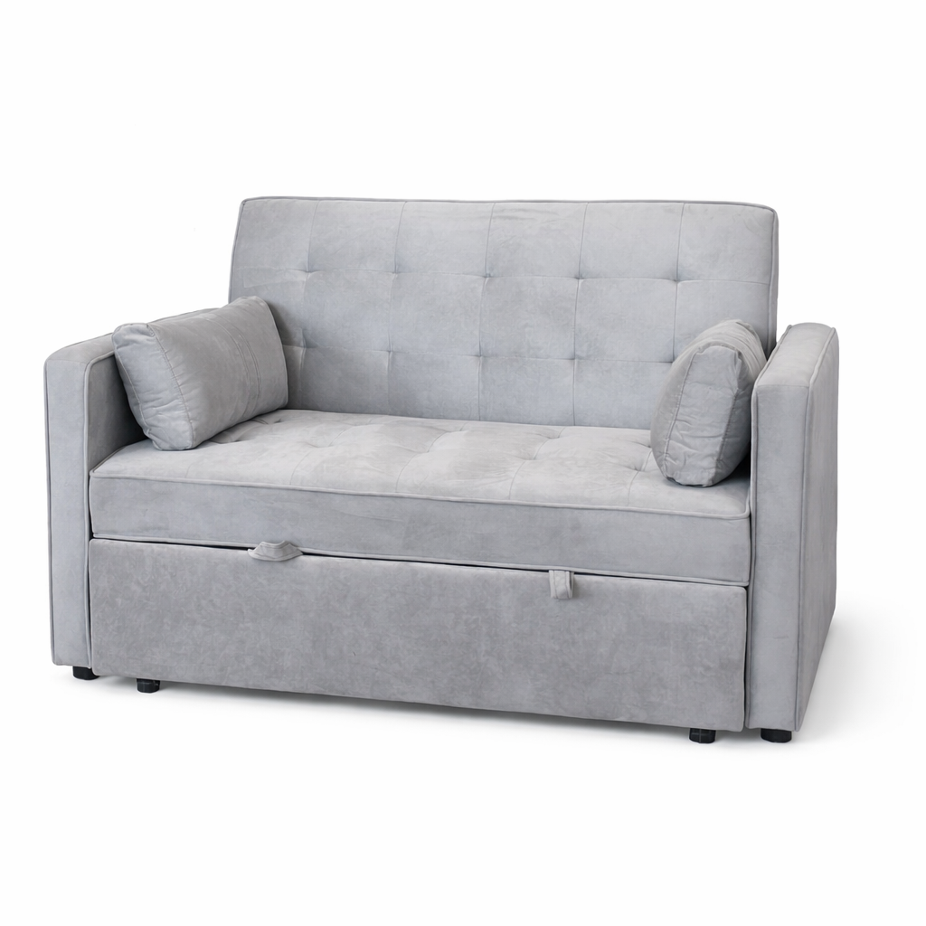 Sofá Cama Terciopelo Clic Clac 132 cm con Arrastre