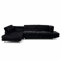 Sofá Chaise Longue Rinconera 254x166 cm con Cabeceros Reclinables - Daniela