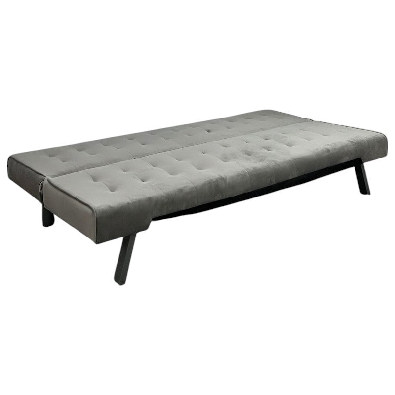 Sofá cama clic clac barato 168x77x69 cm gris o negro terciopelo